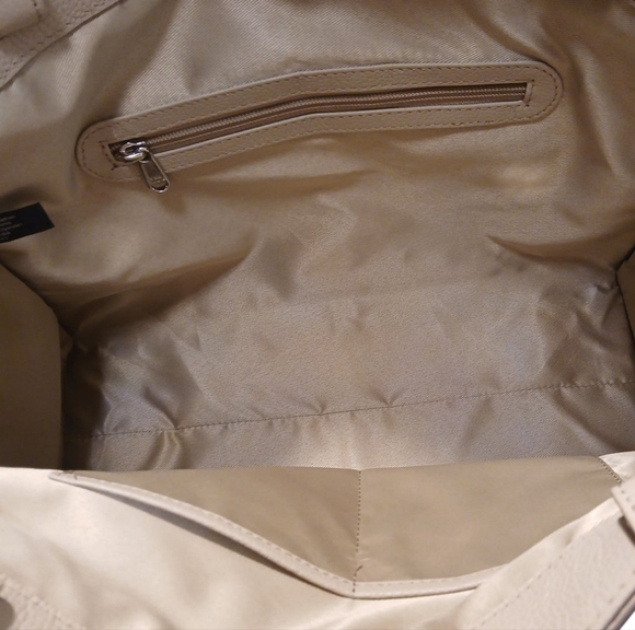 Artisan's Of India -NWT Leather Tote W/Crossbody Strap Magnetic Closure 1 Zipper - Picture 11 of 11